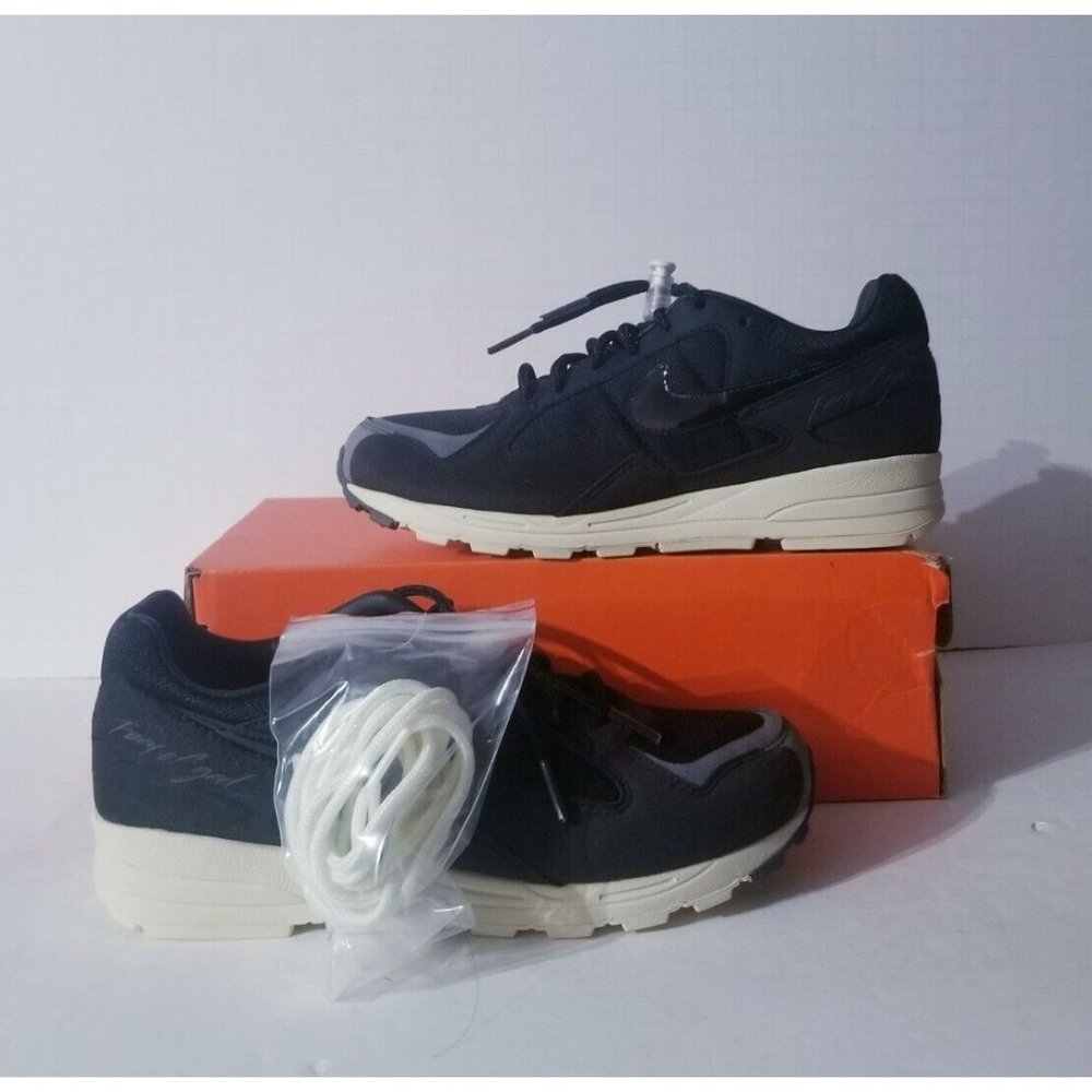 Nike Air Skylon II x Fear Of God FOG Black Men's Size 5 New Womens Sz 6.5 White